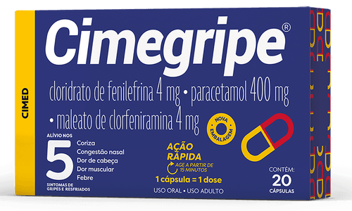 Cimegripe - 20 cápsulas