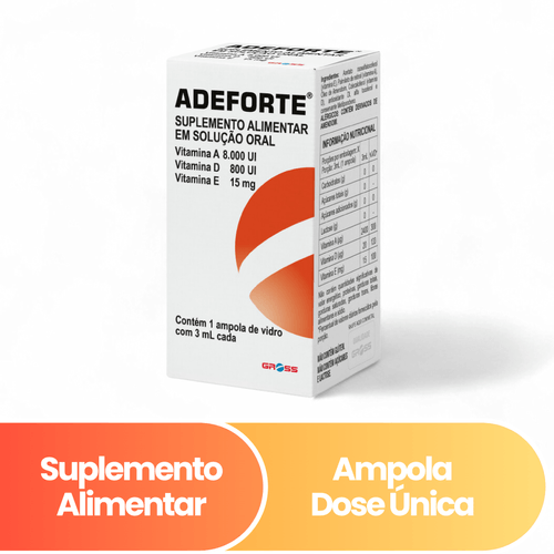 Adeforte Solução Oral 3ml - 1 Ampola