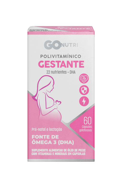 Polivitamínico Gestante Gonutri - 60 cápsulas