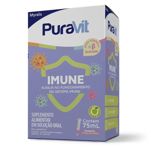 Suplemento Alimentar Puravit Imune 75ml Solução Oral