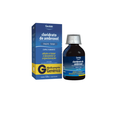 Cloridrato de Ambroxol Geolab 6mg Xarope Adulto - 120ml