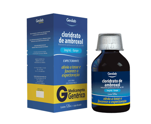 Cloridrato de Ambroxol Geolab 3mg Xarope Adulto - 120ml