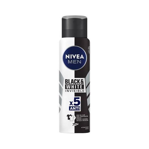 Desodorante Antitranspirante Aerosol NIVEA Invisible for Black & White 150ml