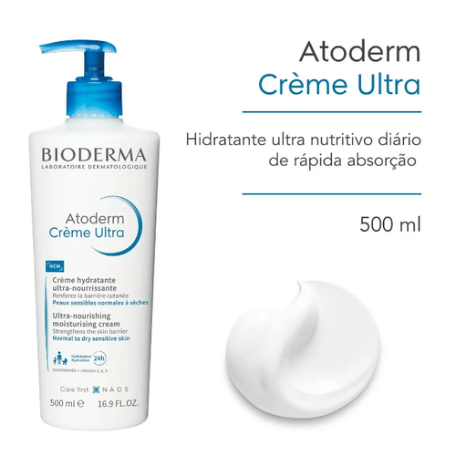 Creme Hidratante Atoderm Ultra Bioderma - 500ml