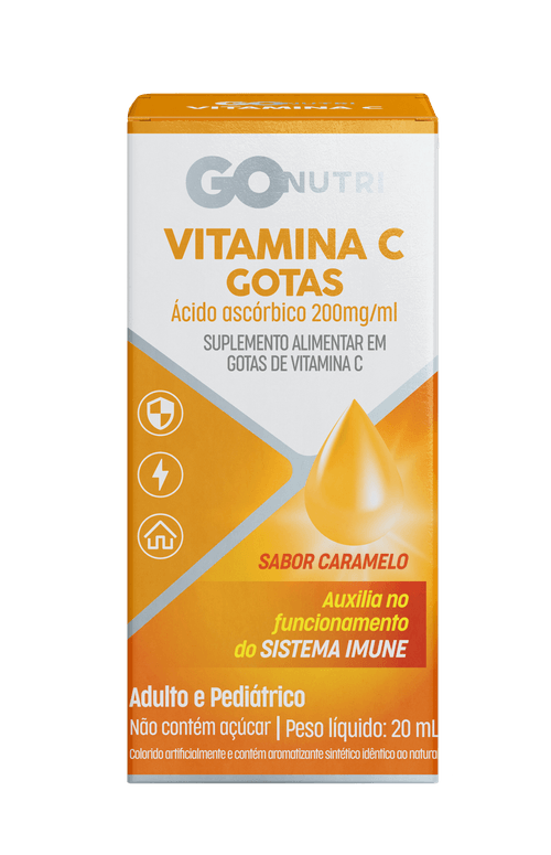 Suplemento Vitamina C GOnutri 20ml Gotas