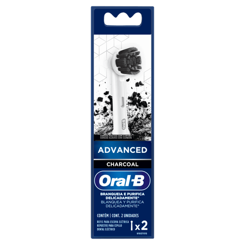 ESCOVA ELETRÔNICA ORAL B CARVÃO 2REF