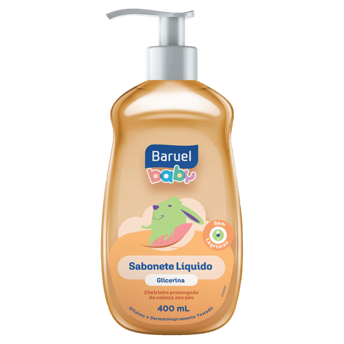 Sabonete Líquido Glicerina Baruel Baby 400ml