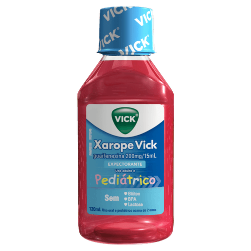 Xarope Expectorante 200mg/15ml Vick Frasco 120ml + Copo Medida