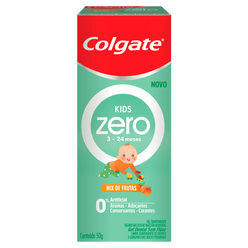 CREME DENTAL COLGATE KIDS ZERO MIX FRUTA 50G