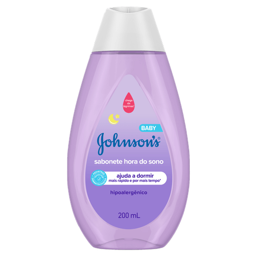 Sabonete Líquido da Cabeça aos Pés Johnson's Baby Hora do Sono Frasco 200ml