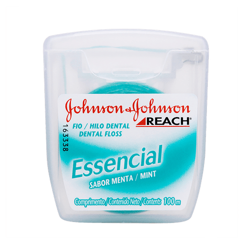 Fio Dental Menta Johnson & Johnson Reach Essencial 100m Mais Econômico