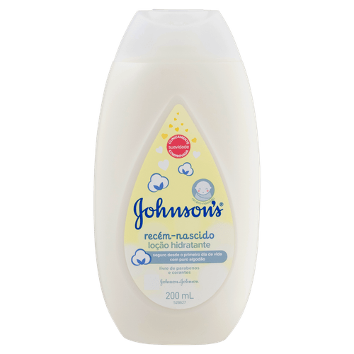 Loção Hidratante Johnson's Recém-Nascido Frasco 200ml