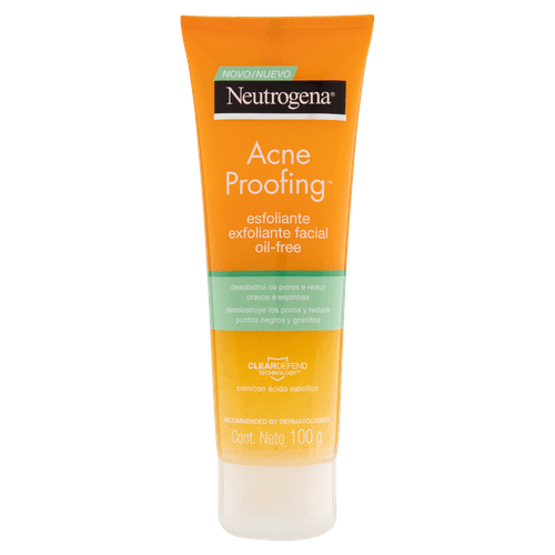 Esfoliante Facial Neutrogena Acne Proofing Bisnaga 100g