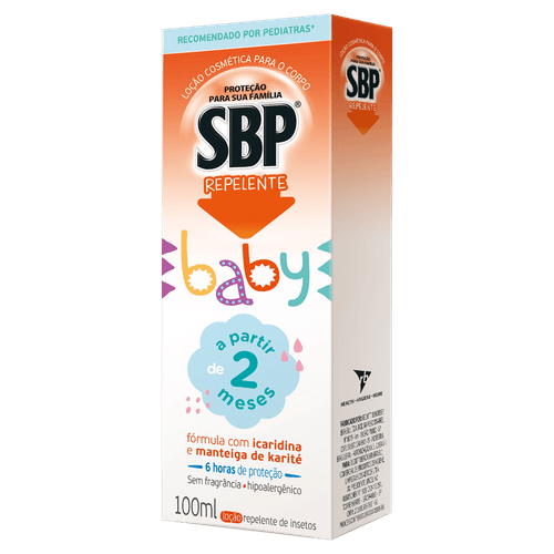 Repelente Loção Icaridina SBP Baby 100ml