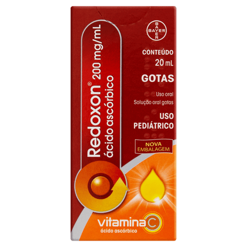 Redoxon 200mg/ml Bayer Caixa Gotas 20ml