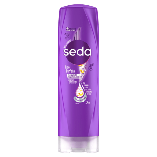 Condicionador Seda Liso Perfeito Frasco 325ml