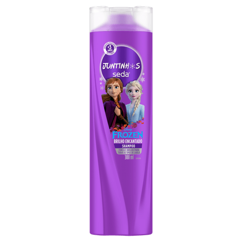 Shampoo Infantil Frozen Seda Juntinhos Brilho Encantado Frasco 300ml