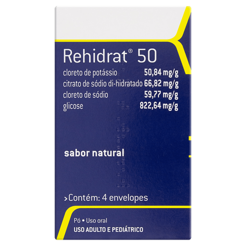 Rehidratante Rehidrat Natural Supera 50g Pó para Diluição 4 Envelopes