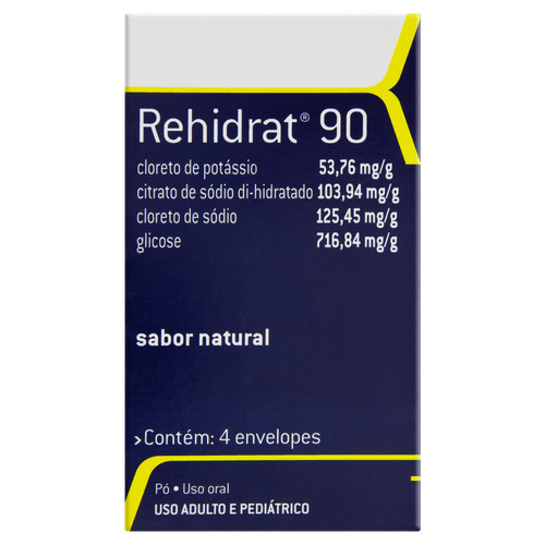 Rehidratante Rehidrat Natural Eurofarma 4 Envelopes Pó para Diluição