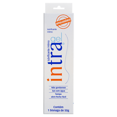 Gel Lubrificante Íntimo Intra Caixa 50g