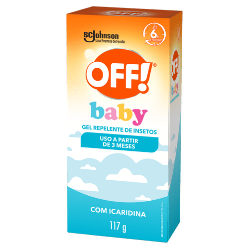 Repelente Gel Icaridina Off! Baby 117g