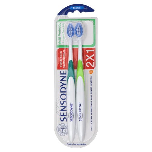 Escova Dental Macia Sensodyne Multiproteção 2 Unidades