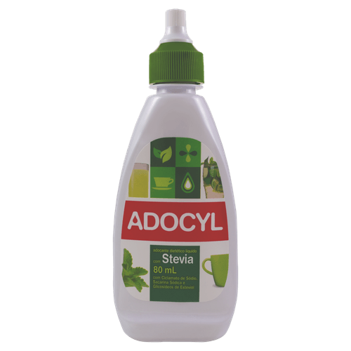 Adoçante Líquido Stevia Adocyl Frasco 80ml