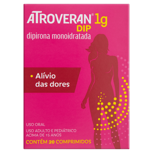 Atroveran Dip 1g Cosmed Caixa 20 Comprimidos