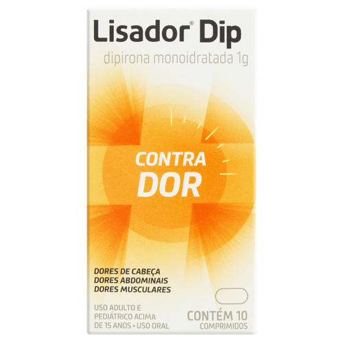 Lisador Dip 1g Brainfarma Caixa 10 Comprimidos