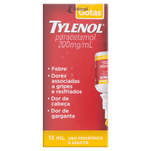 Tylenol 200mg/ml Caixa 15ml Gotas