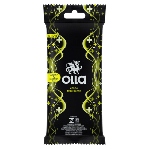 Preservativo Olla Lubrificante Prolong 6Un - Olla