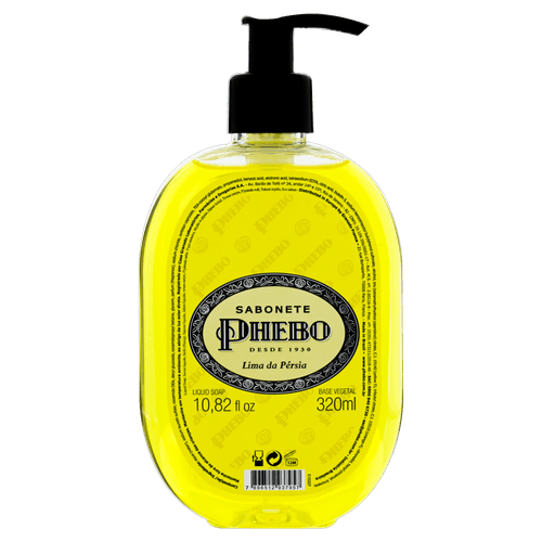 Sabonete Líquido Phebo Lima Percia 320Ml - Phebo