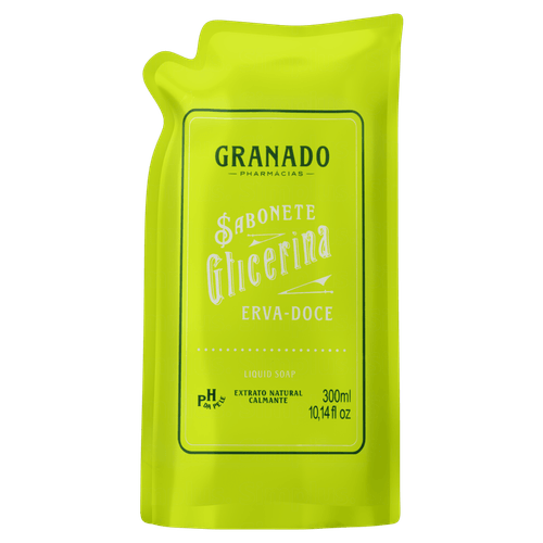 SAB LIQ GRANADO ERVA DOCE REFIL 300ML