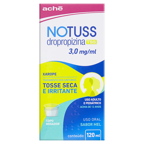 Notuss Tss 3mg/ml Xarope 120ml + Copo