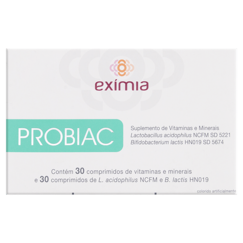 Exímia Probiac Suplemento Vitaminico – 60 Comprimidos