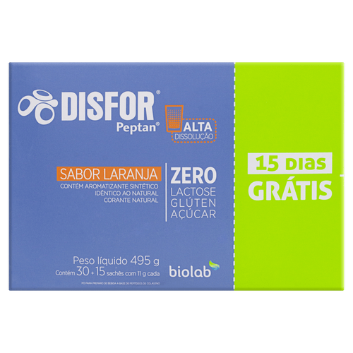 Disfor Sabor Laranja 11g 45Sach
