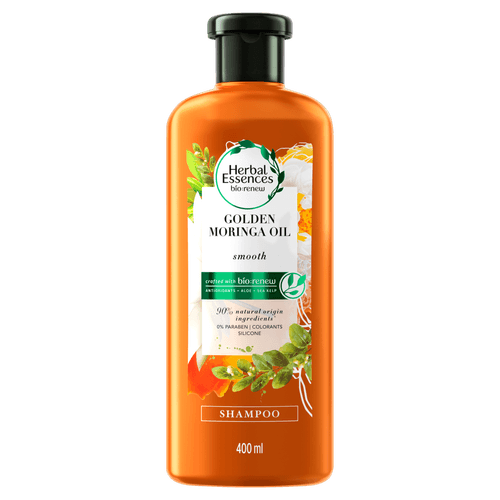 Shampoo Óleo de Moringa Dourado Herbal Essences Bio:Renew Frasco 400ml