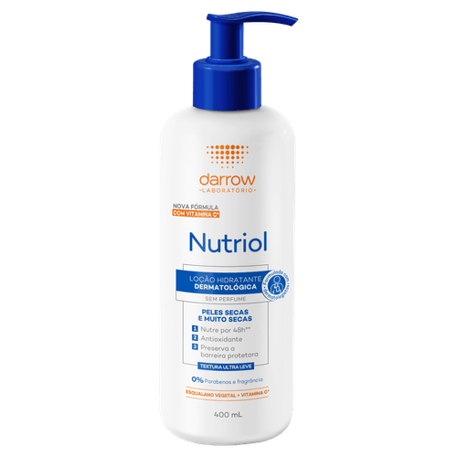 Hidratante Loção sem Perfume Darrow Nutriol - 400ml