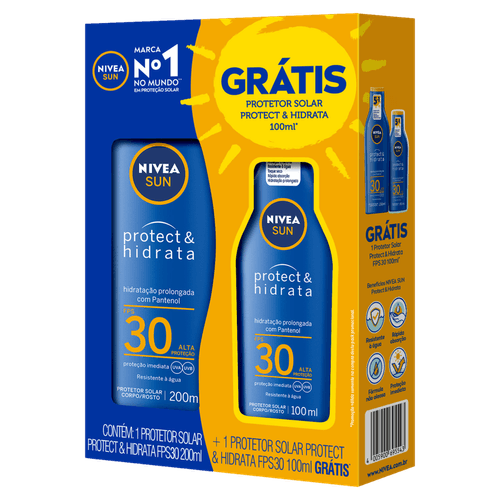 Nivea Sun P&H Fps30 200Ml+P&H Fp30 100Ml