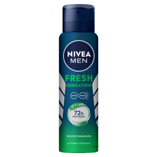 Desodorante Antitranspirante Aerossol Nivea Men Fresh Sensation - 150ml