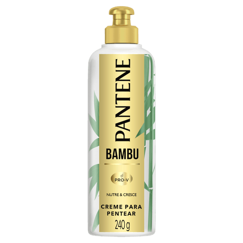 Creme para Pentear Pantene Bambu Nutre & Cresce Frasco 240g