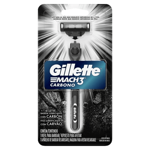 APAR GILLETTE MACH3 CARBONO 1UN