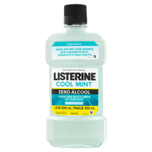 Antisséptico Bucal Listerine Zero 500ml