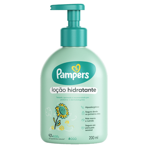 Loção Hidratante Infantil  Pampers - 200ml