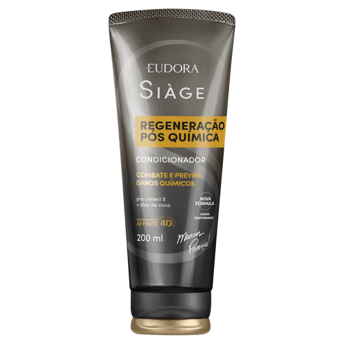 Condicionador Eudora Siàge Regeneração Pós-Química - 200ml