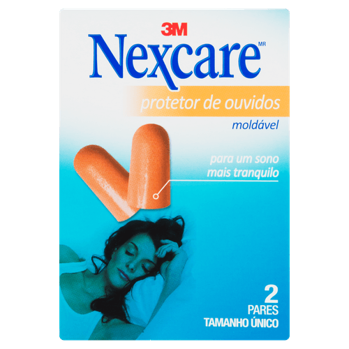 Protetor Auditivo Nexcare 02 Pares - Nexcare