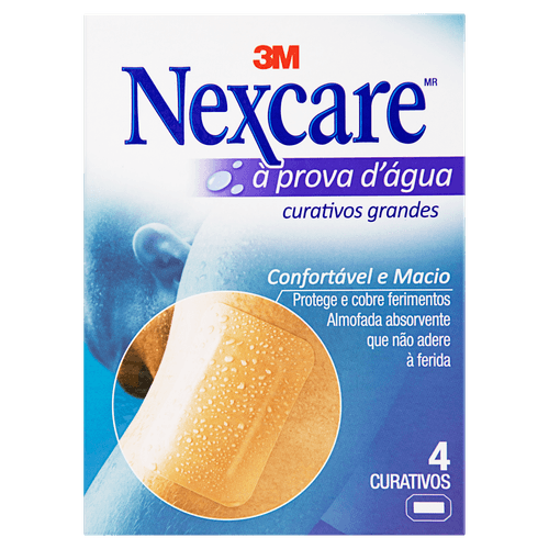 Curativos Nexcare A Pv/Água Grande 04Un - Nexcare