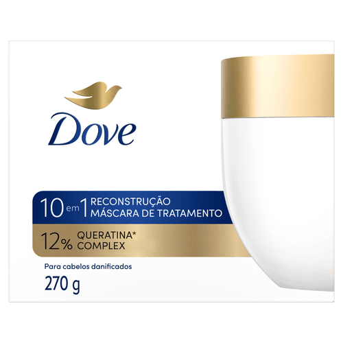 Máscara de Tratamento Reconstrução 10 Em 1 Dove - 270g