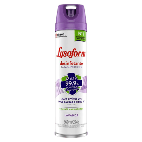 Lysoform Aerossol Lavanda 360Ml