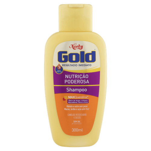Shampoo Nutri Poder 300ml Niely Gold
